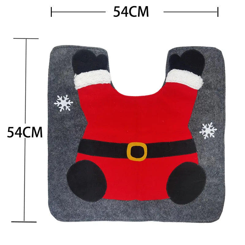 Christmas Toilet Seat Cover - Home Items Direct