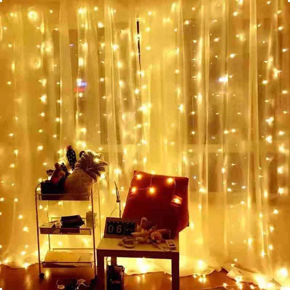 Christmas Curtain Lights - Home Items Direct