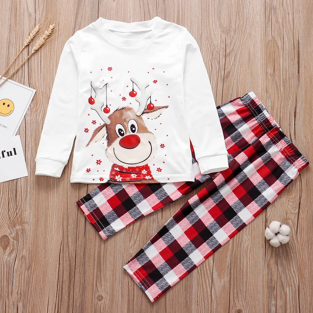 Christmas Reindeer Family Pyjamas - Home Items Direct