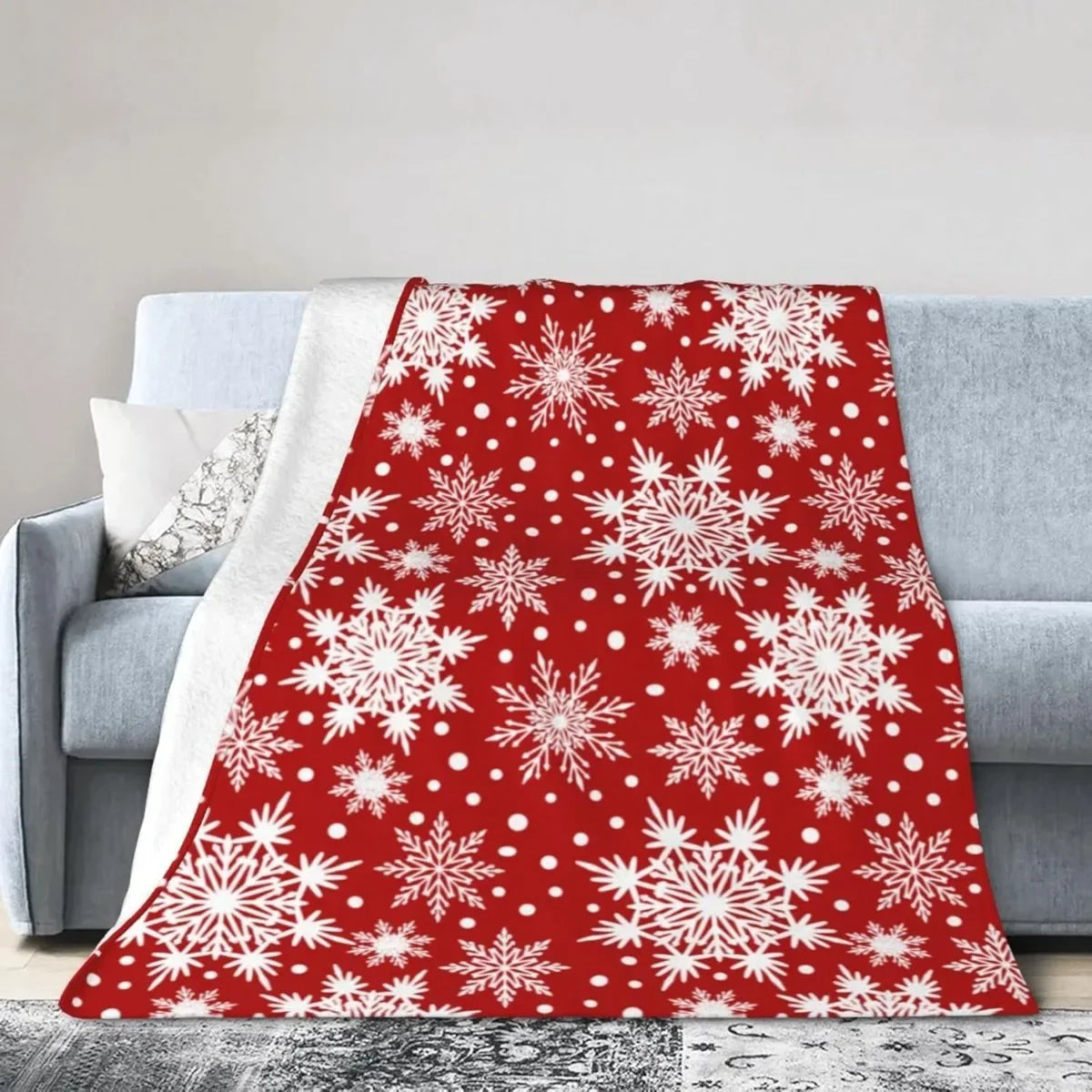 Christmas Snowflake Blanket - Home Items Direct