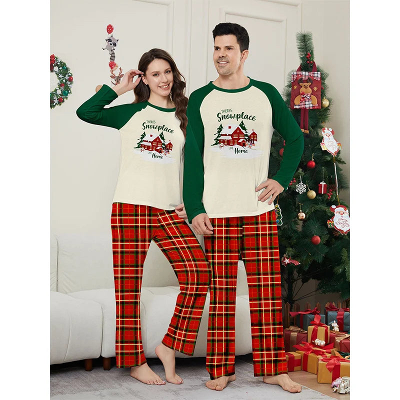 Traditional Family Christmas Pyjamas - Home Items Direct