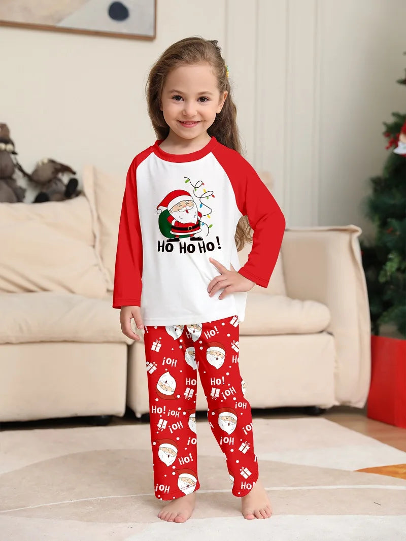 Red HoHoHo Christmas Pyjamas - Home Items Direct