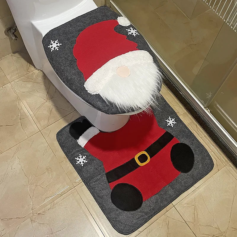 Christmas Toilet Seat Cover - Home Items Direct