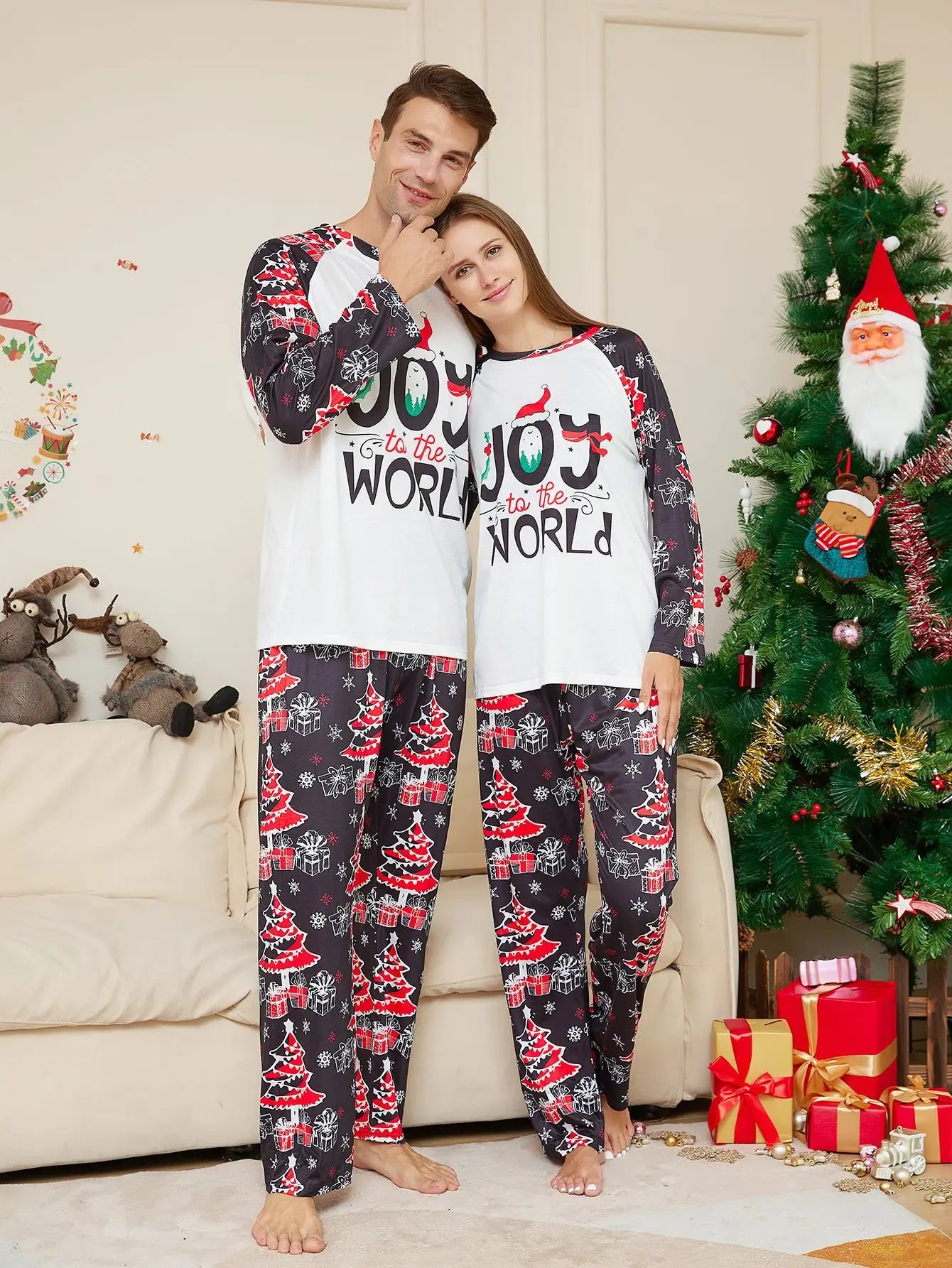 Joy to the World Christmas Pyjamas - Home Items Direct
