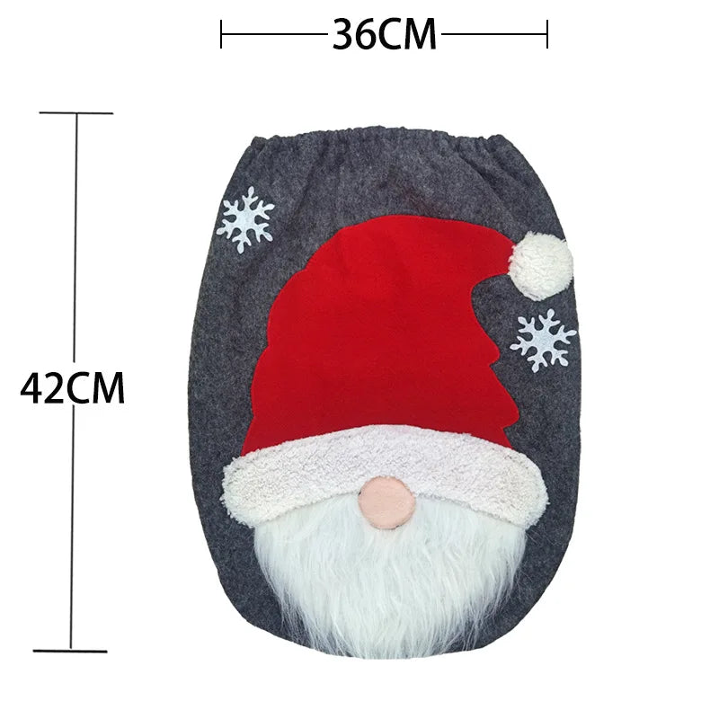 Christmas Toilet Seat Cover - Home Items Direct