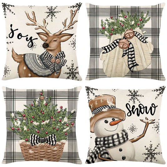 Christmas Cushion Cover - Home Items Direct