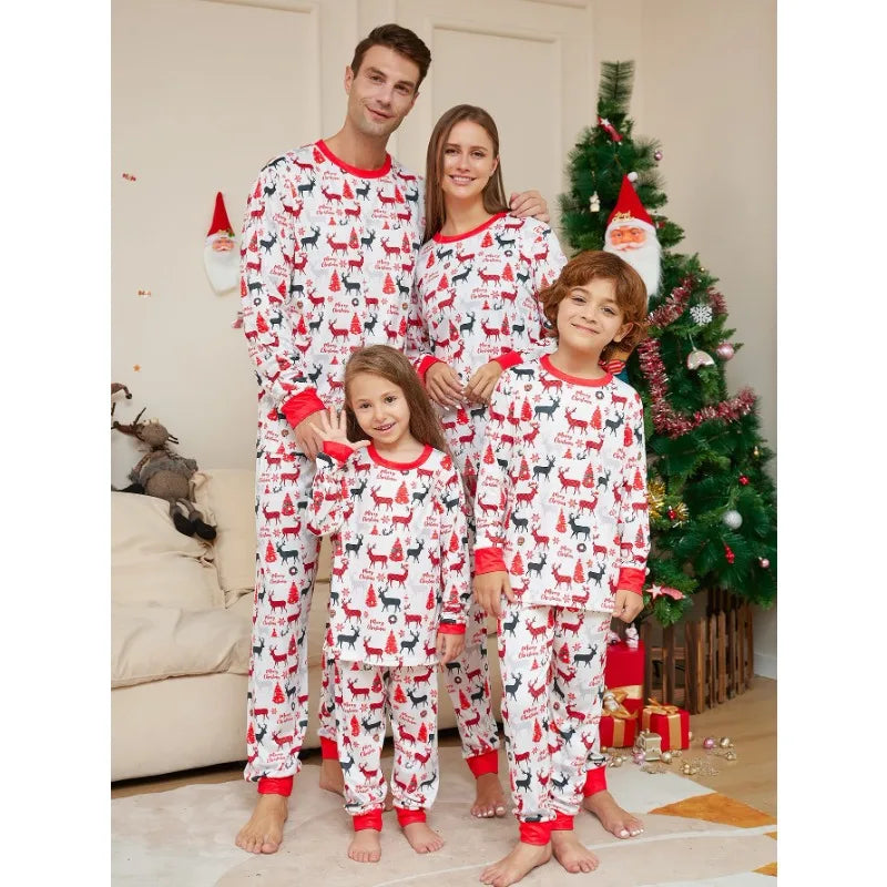 Christmas Pattern Family Pyjamas - Home Items Direct
