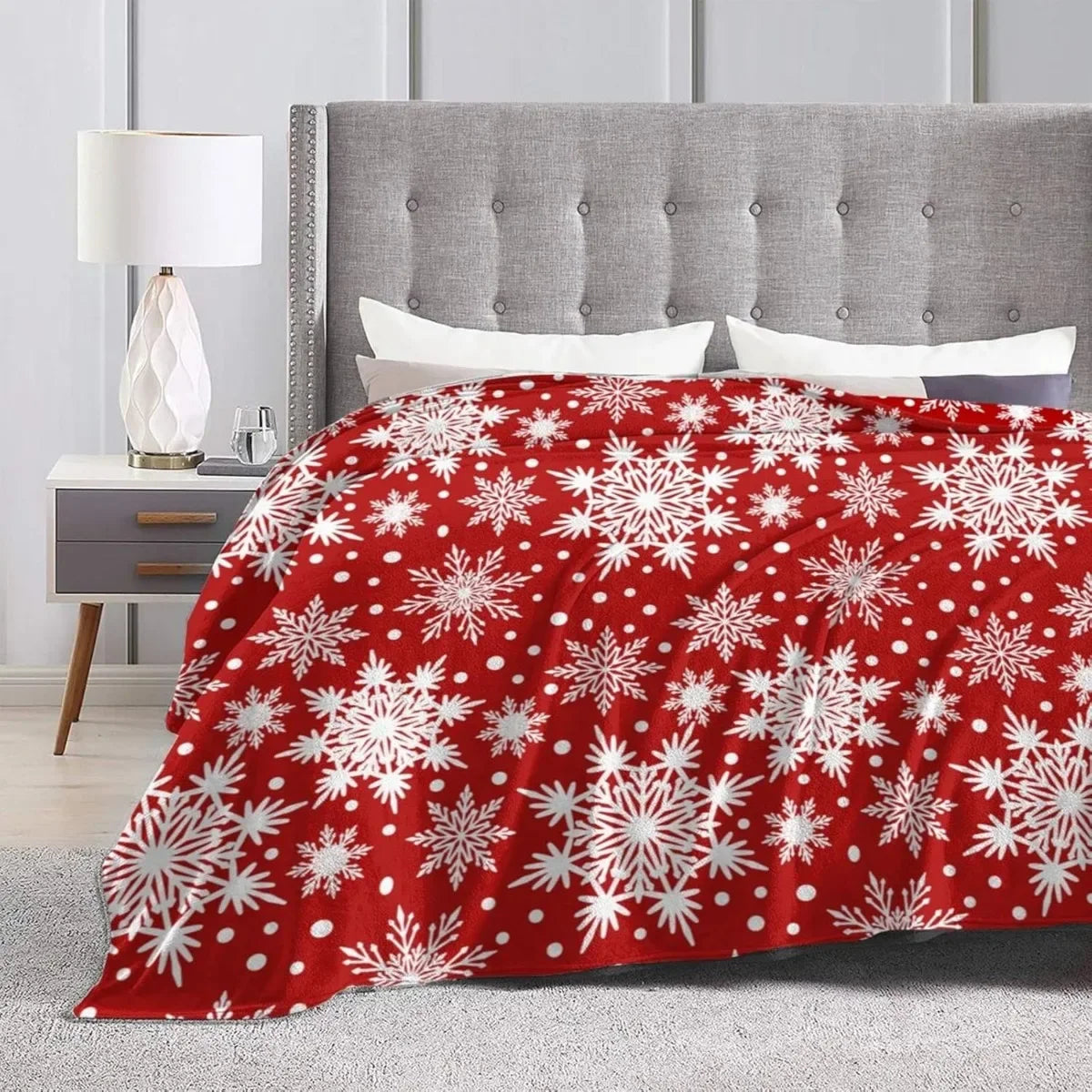 Christmas Snowflake Blanket - Home Items Direct