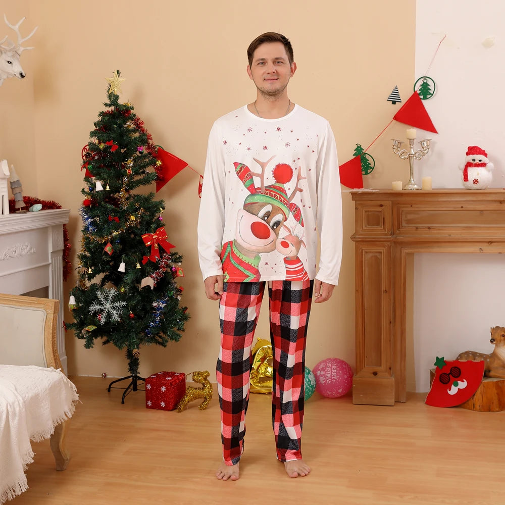 Family Reindeer Christmas Pyjamas - Home Items Direct