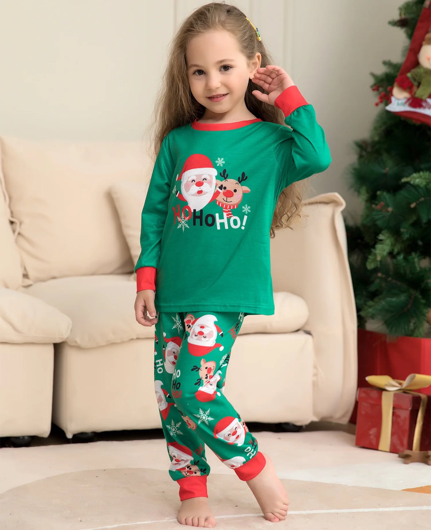 Christmas HoHoHo Family Pyjamas - Home Items Direct