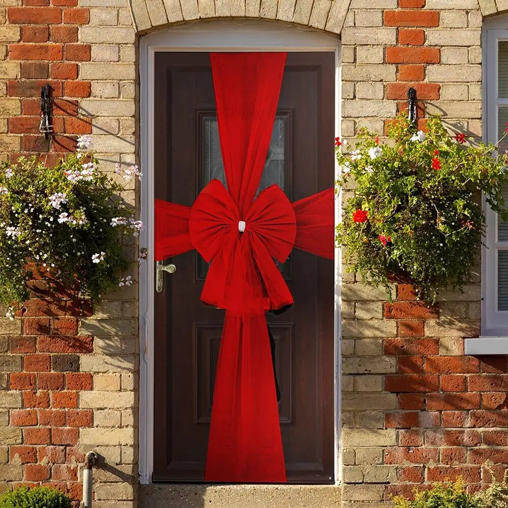 Christmas Door Ribbon Bow - Home Items Direct