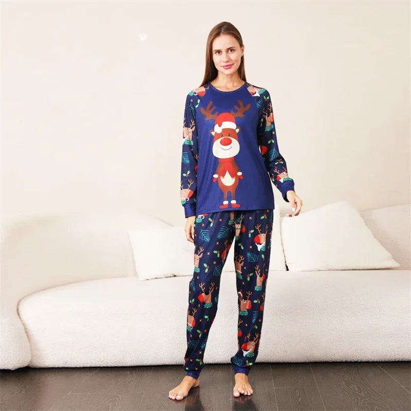 Family Reindeer Christmas Pyjamas - Home Items Direct