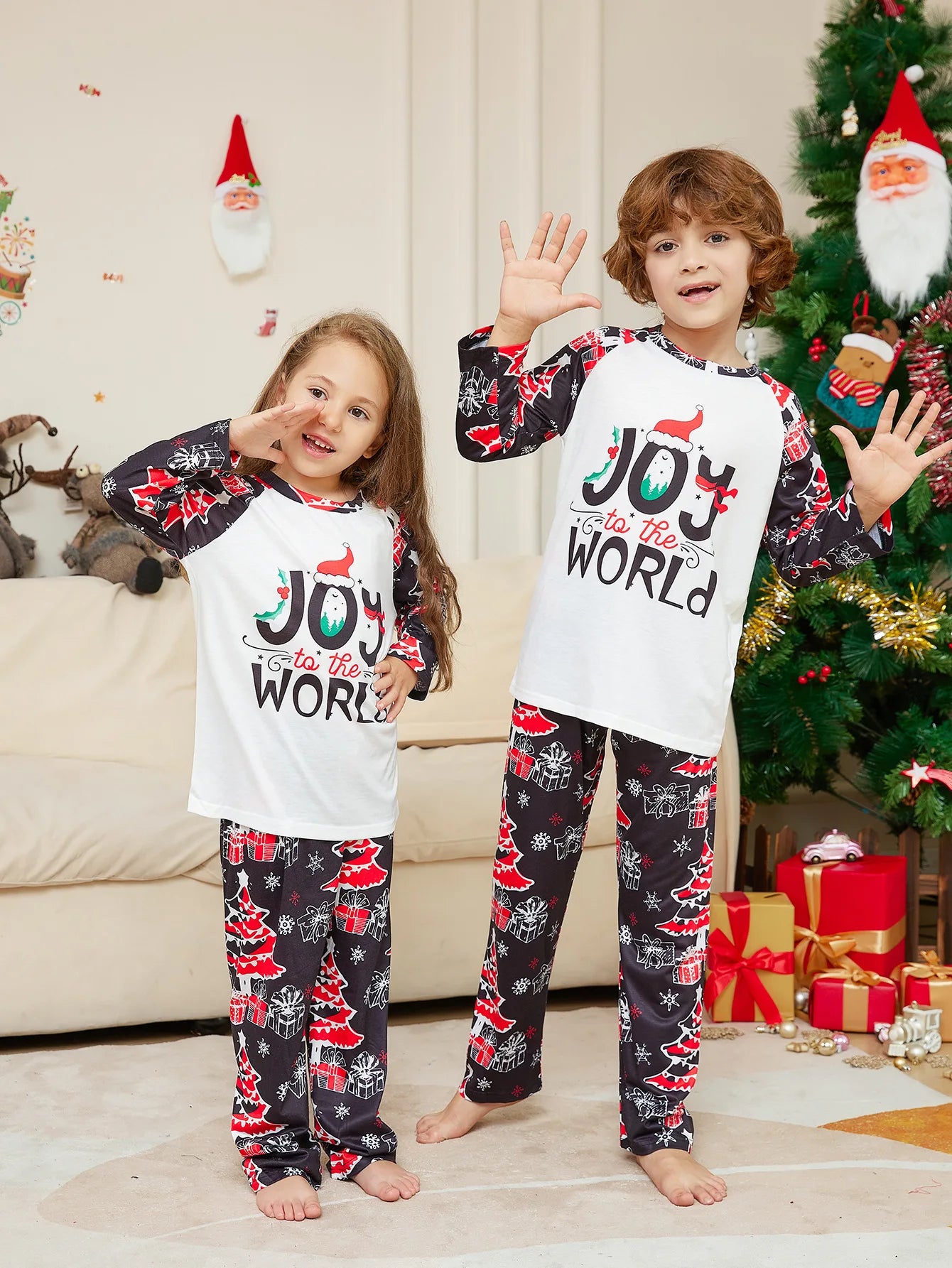 Joy to the World Christmas Pyjamas - Home Items Direct