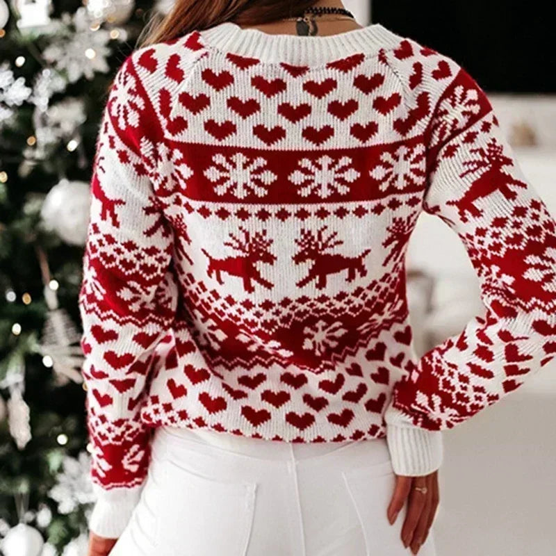 Ladies Warm Christmas Jumper - Home Items Direct