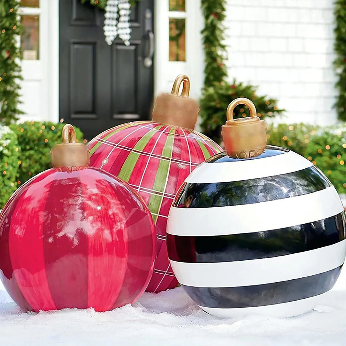 Outdoor Christmas Inflatable Bauble - Home Items Direct