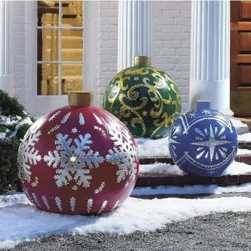 Outdoor Christmas Inflatable Bauble - Home Items Direct