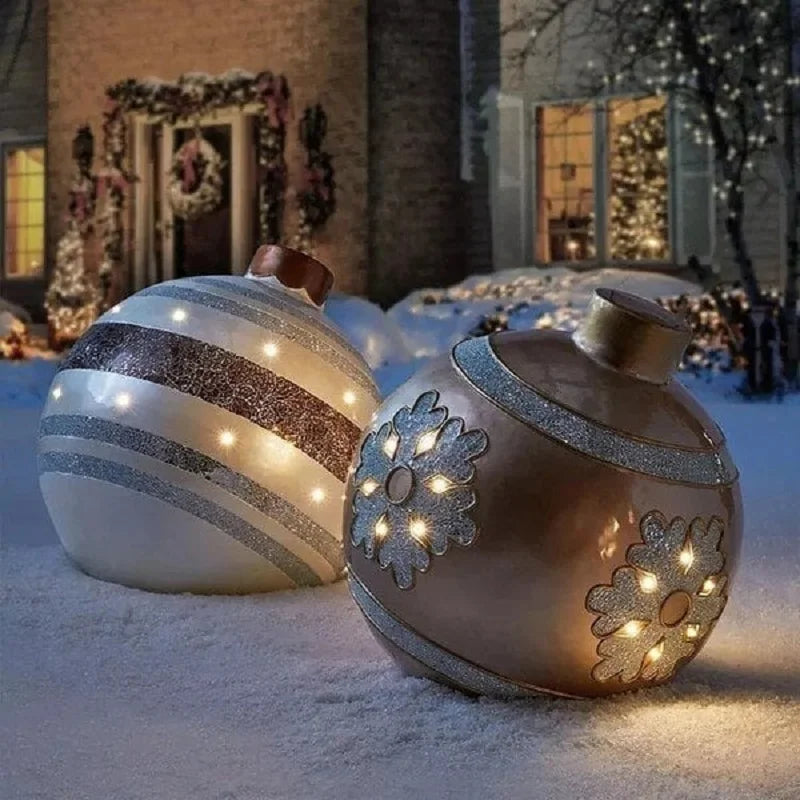 Outdoor Christmas Inflatable Bauble - Home Items Direct