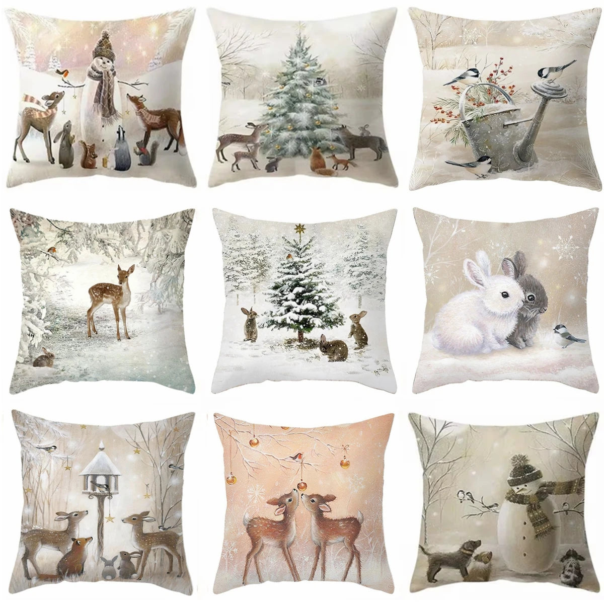 Christmas Cushion Cover - 45cm - Home Items Direct