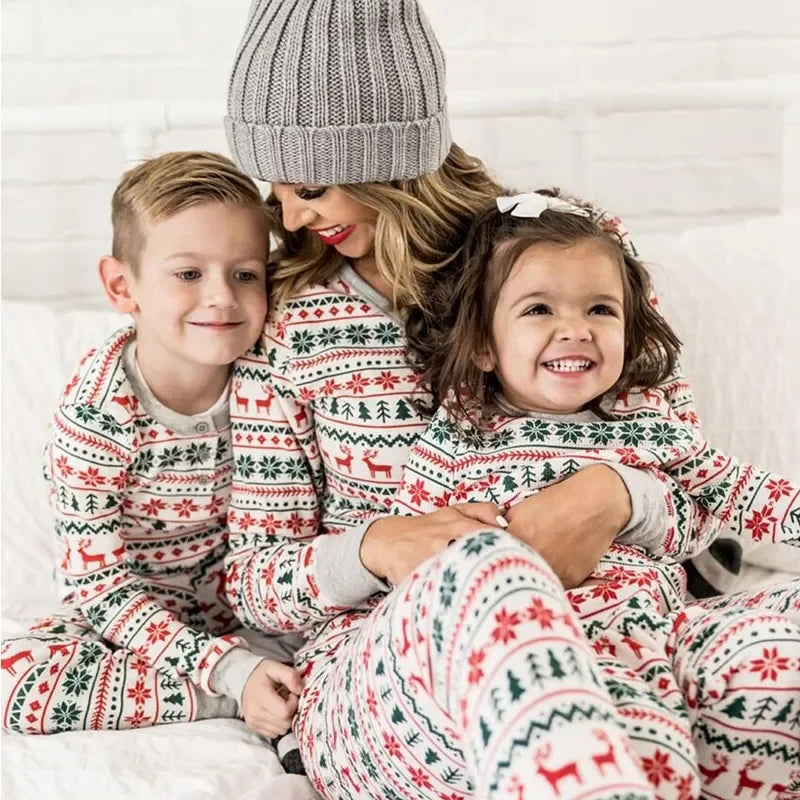 Family Christmas Pattern Pyjamas - Home Items Direct