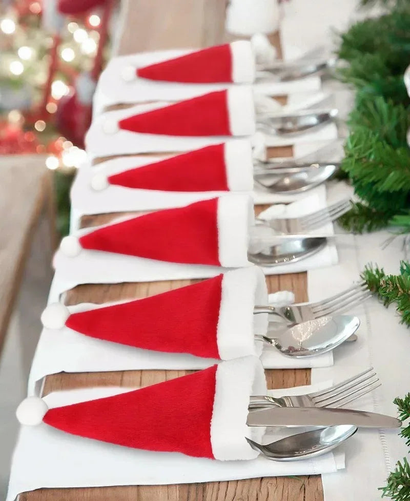 Christmas Cutlery Holder - Home Items Direct