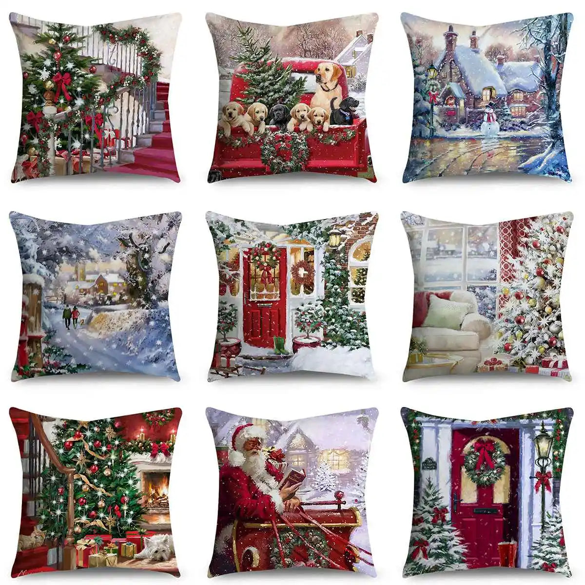 Christmas Cushion Cover - 45cm - Home Items Direct