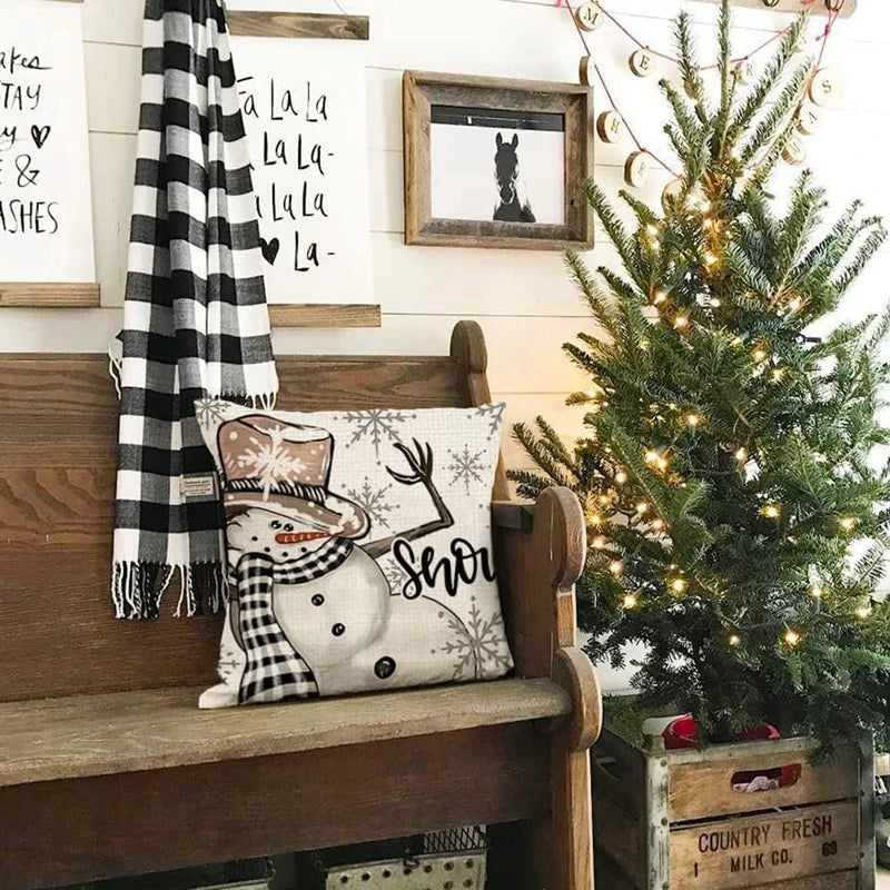 Christmas Cushion Cover - Home Items Direct