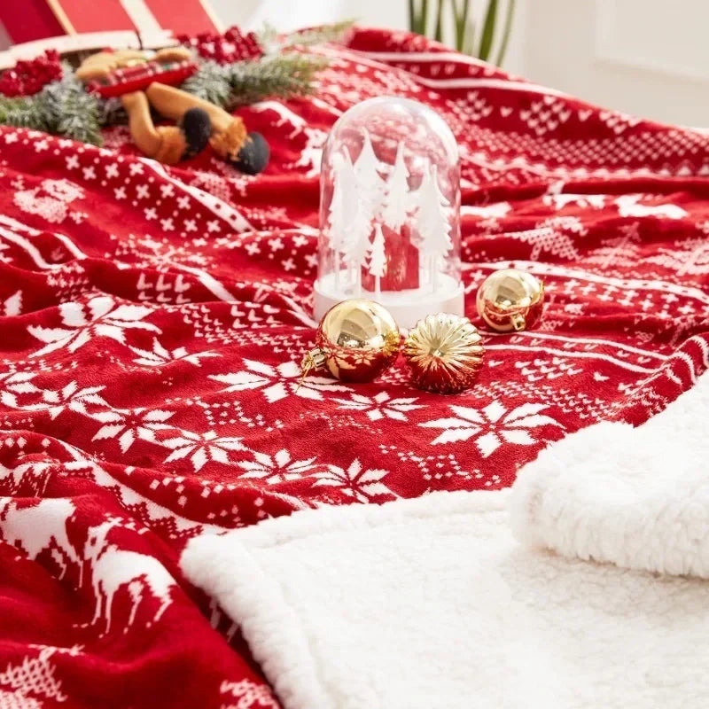 Christmas Reindeer Blanket - Home Items Direct