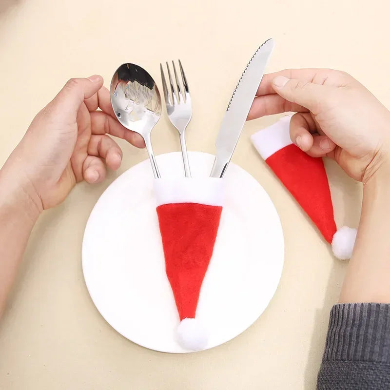 Christmas Cutlery Holder - Home Items Direct