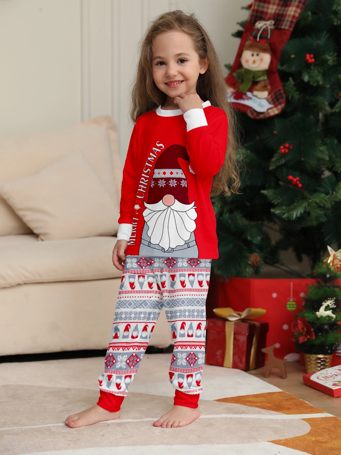 Santa Family Christmas Pyjamas - Home Items Direct