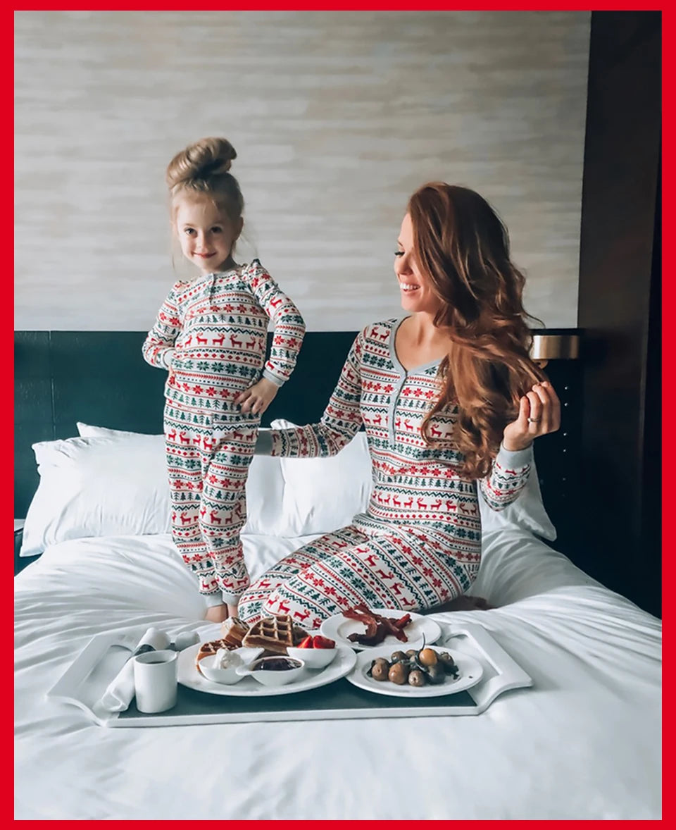 Family Christmas Pattern Pyjamas - Home Items Direct