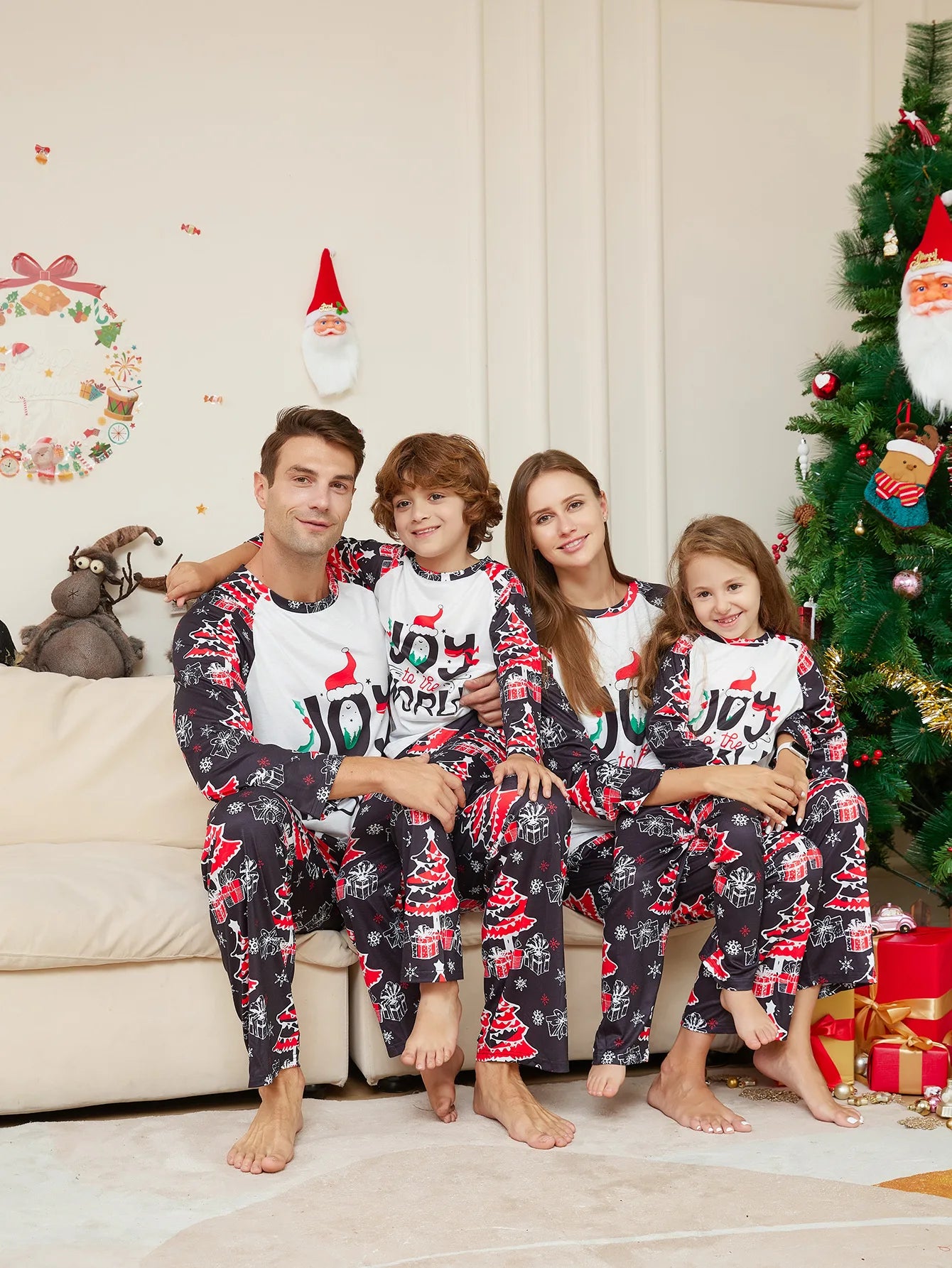 Joy to the World Christmas Pyjamas - Home Items Direct