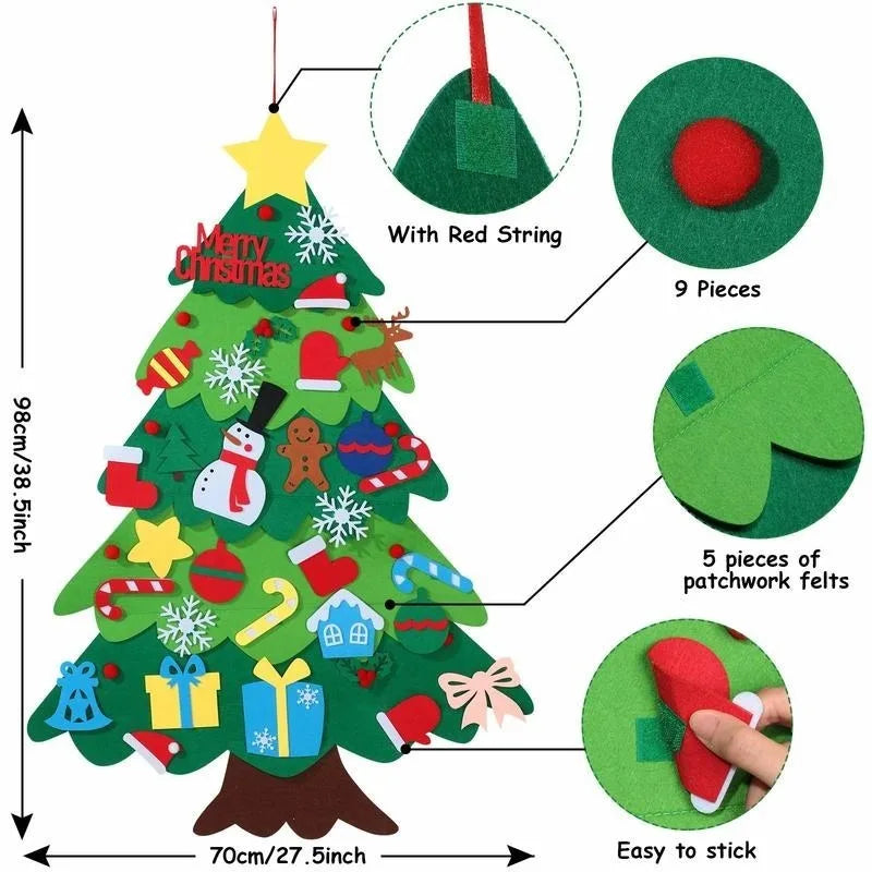 Felt Christmas Tree - Home Items Direct