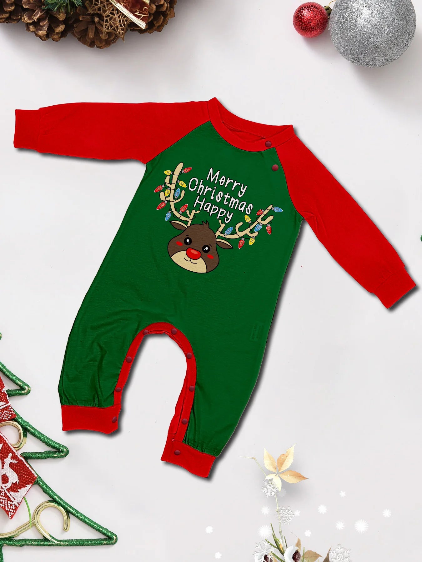 Christmas Print Family Pyjamas - Home Items Direct