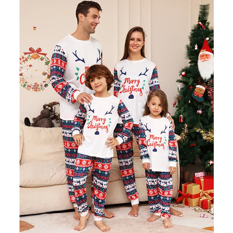Merry Christmas Family Pyjamas - Home Items Direct