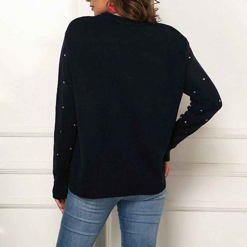 Ladies Penguin Christmas Jumper - Home Items Direct