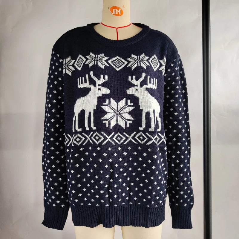 Ladies Christmas Women Knitted Jumper - Home Items Direct