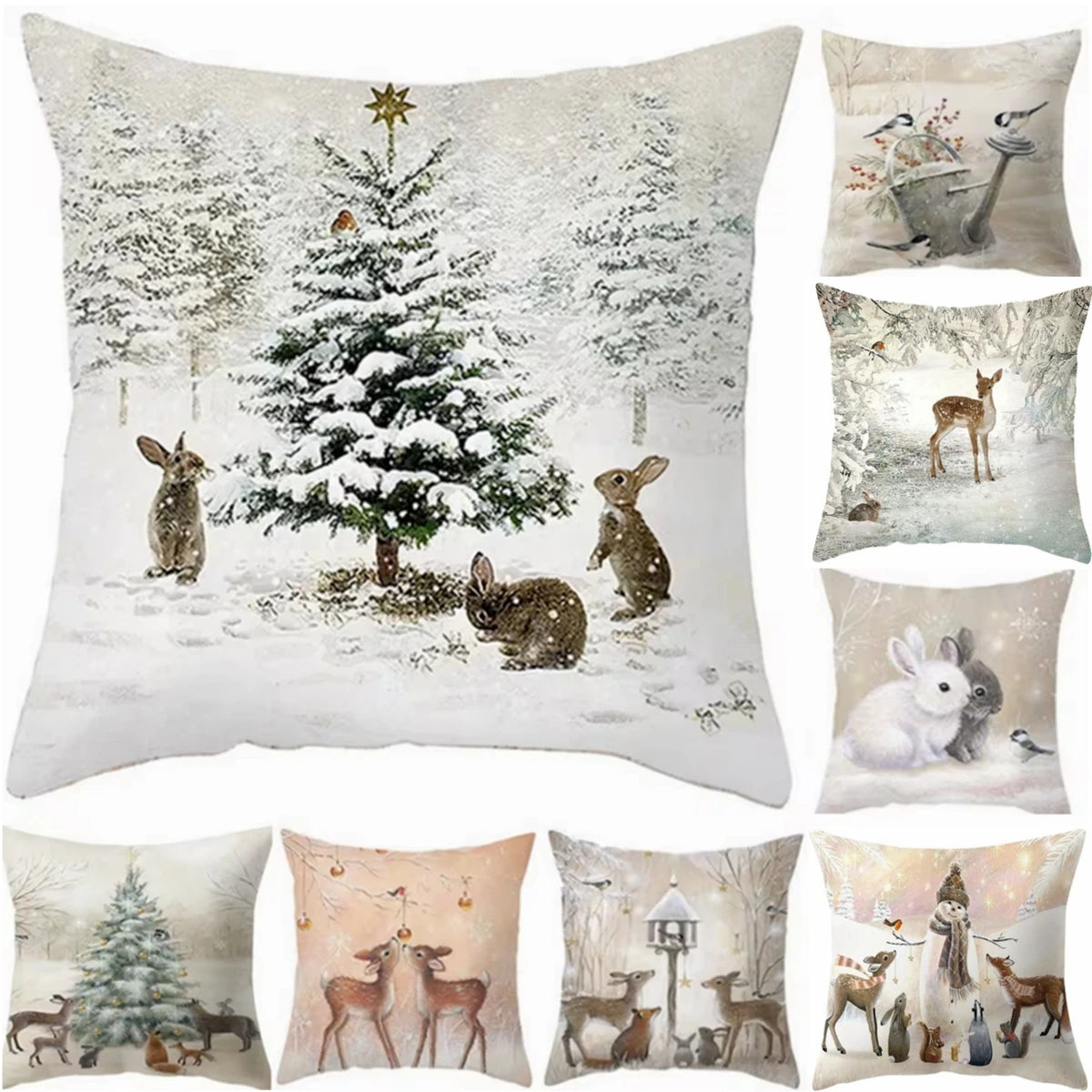 Christmas Cushion Cover - 45cm - Home Items Direct