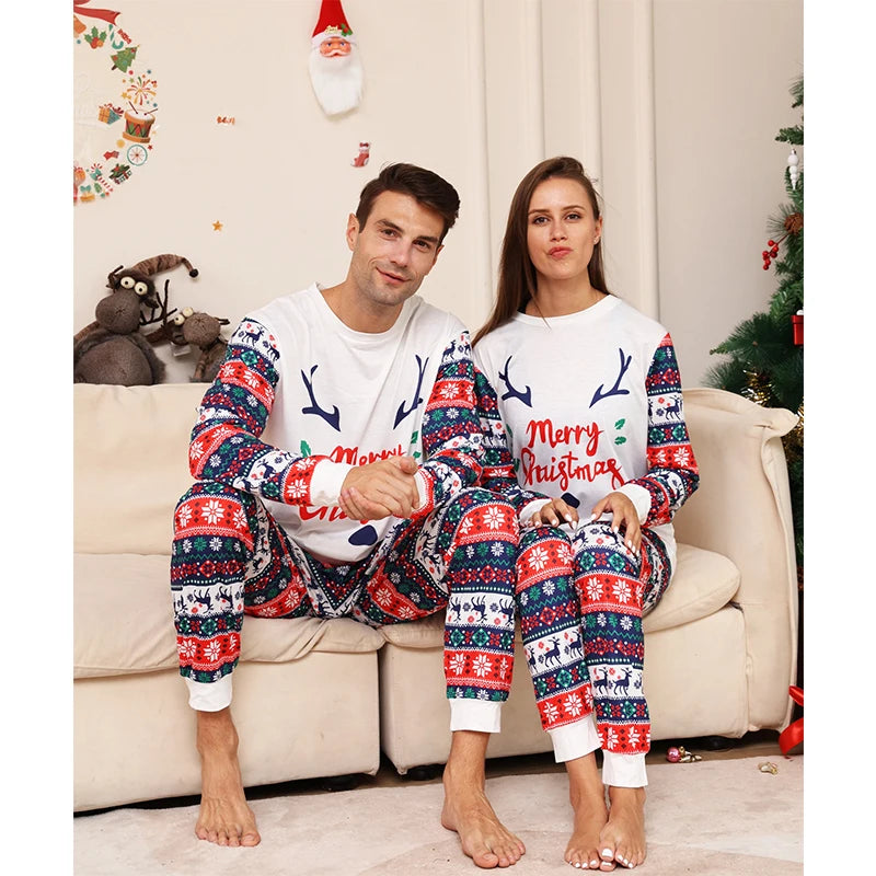 Merry Christmas Family Pyjamas - Home Items Direct