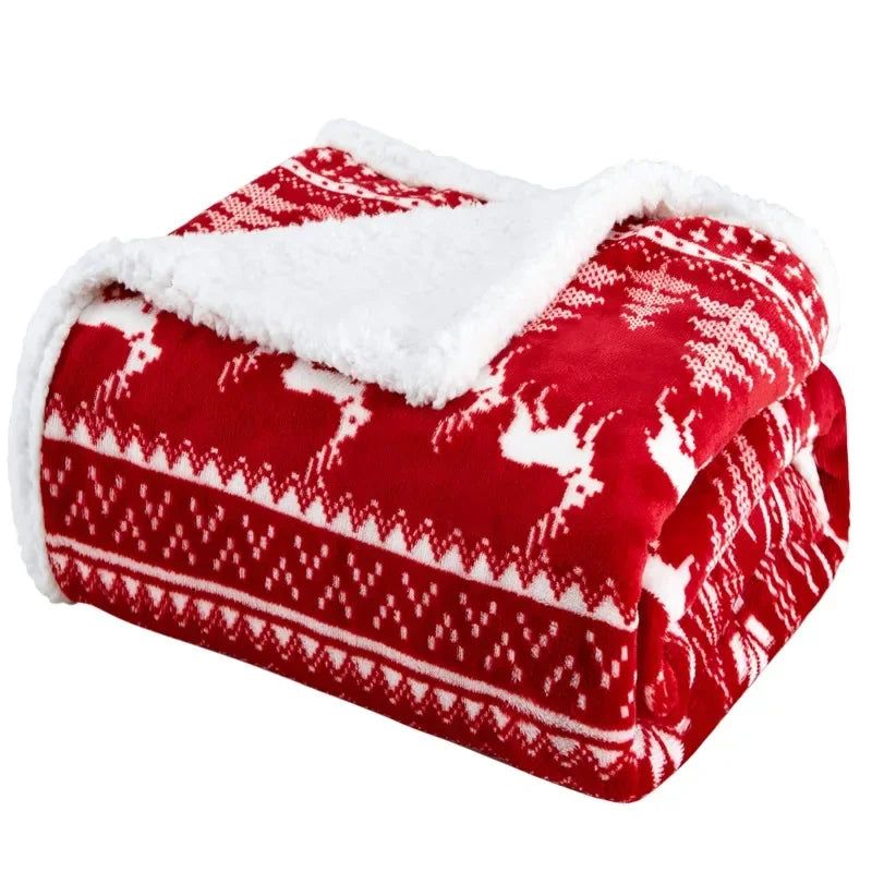 Christmas Reindeer Blanket - Home Items Direct