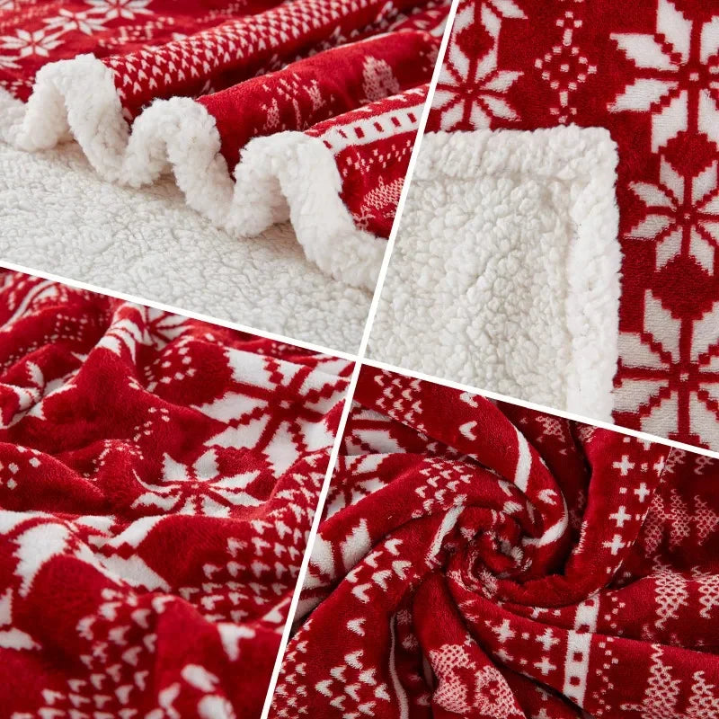 Christmas Reindeer Blanket - Home Items Direct