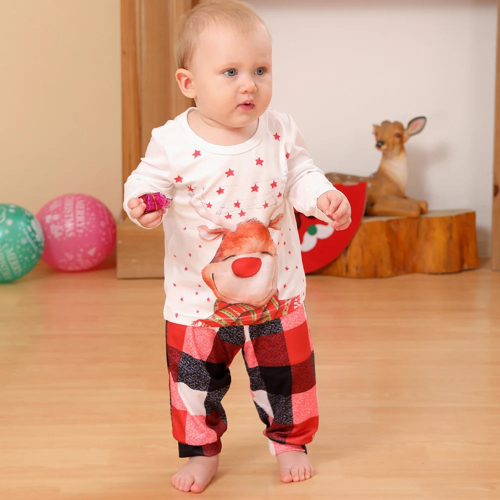 Family Reindeer Christmas Pyjamas - Home Items Direct