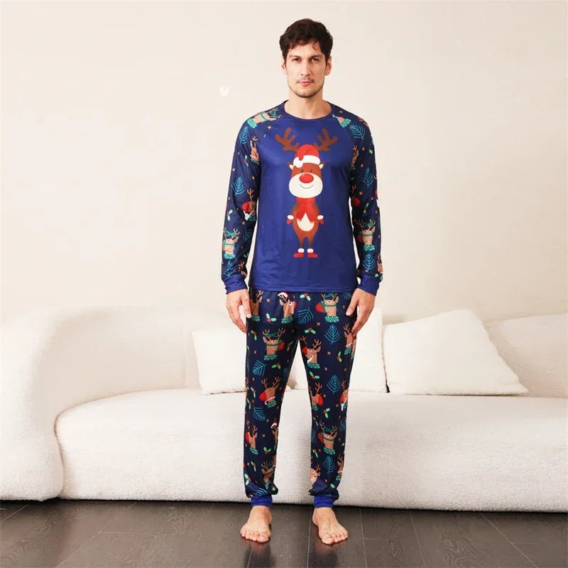 Family Reindeer Christmas Pyjamas - Home Items Direct